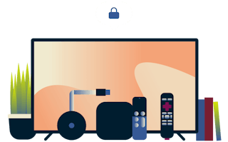 Get the best VPN for your smart TV and streaming devices. Streaming devices and a smart TV.