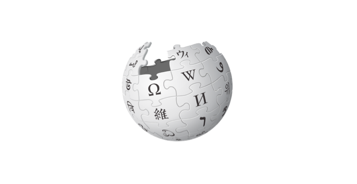 Il logo di Wikipedia sullo schermo di un portatile.